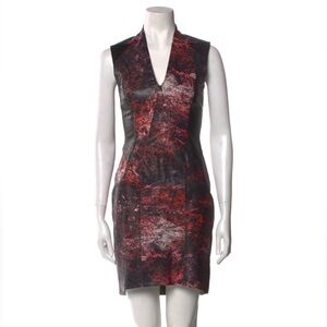 Helmut Lang leather dress from runway